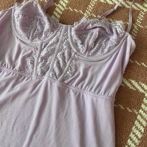 Urban Outfitters Lilac Lace corset dress